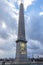 The Luxor Egyptian Obelisk at the center of Place de la Concorde, Paris with the text