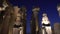 Luxor temple Egypt landmark at night good lighting up architecture and sculture