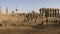 Luxor temple panning shot