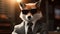 Luxuriant Fox In A Suit: A Streetwise Cryptidcore Celebrity Mashup