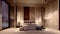 Luxurious apartment interior design 3d visualization. Modern architectural design walkthrough animation. Architectural design