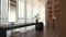 Luxurious apartment interior design visualization. Modern architectural design walkthrough. Architectural design cinematic view