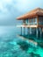 Luxurious Beachside Villa. Secluded luxury water villa, standing on stilts