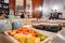 Luxurious Breakfast Buffet with Fresh Fruit at Engelberg Ski Resort