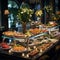 Luxurious Buffet Display: A Feast for the Senses