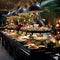 Luxurious Buffet Display: A Feast for the Senses