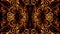 Luxurious caleidoscope colourful golden flower line art pattern of indonesian culture traditional tenun batik ethnic