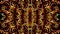 Luxurious caleidoscope golden gold rainbow flower line art pattern of indonesian culture traditional tenun batik ethnic