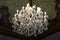 Luxurious chandelier in a royal palace