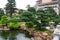 Luxurious Chinese classical garden garden scenery and ancient buildings
