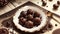 Luxurious Chocolate Truffles with Assorted Toppings.AI Generated