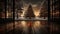 Luxurious Christmas atmospheric interior