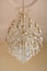 Luxurious Crystal chandelier Lamp on the Ceiling, Elegant and Contemporary Vintage Style Decoration