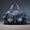 Luxurious Denim Bag With Exaggerated Features - Effortlessly Chic Design