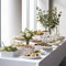 Luxurious Dining Setup for a Reception - Savoring Simplicity