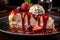 Luxurious fine dining embraces the indulgent elegance of a classic banana split