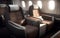 Luxurious first-class seats, Generative AI