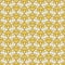 Luxurious floral motif seamless pattern on yellow texture. exotic floral geomatric pattern. ethnic, indian, arabic, turkish,