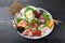Luxurious fresh sashimi combo plate