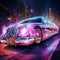 Luxurious Futuristic Limousine with Power and Opulence