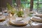 A Luxurious Garden Banquet Table