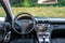 Luxurious german car interior, 6 gear lever, temperature control, dashboard unit