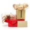 Luxurious gifts with note