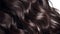 Luxurious Glossy Hair brunette Hair background, A comprehensive hair care treatment concept