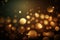 Luxurious Gold Bokeh Awards Glamour Background for Designers and Creatives, Generative AI