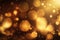Luxurious Gold Bokeh Awards Glamour Background for Designers and Creatives, Generative AI