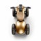 Luxurious Golden Matte Finish Segway Cabriolet In Hdr 4k Resolution