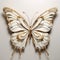 Luxurious Golden And White Paper Sculpture Inspired By Jody Bergsma