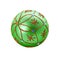 Luxurious green christmas ball