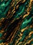 Luxurious Green and Gold Vein Marble Seamless Pattern