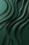 Luxurious green waves in a silky abstract texture.