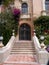 Luxurious house entrance