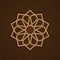 Luxurious islamic arabic pattern template