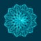 Luxurious islamic background design of arabesque greenish blue color