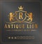 Luxurious Lions Royal Crest Vector Design Template