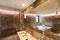 Luxurious marble bathroom with hydromassage