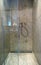 Luxurious marble shower