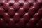 Luxurious Maroon Leather Texture with Rhombic Stitching: Elegance and Style in Close-up Detail. created with Generative AI