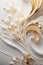 Luxurious Metallic Swirls: Abstract Elegance in Gold and Silver