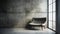 Luxurious Opulence: Upholstery Selection For Empty Room With Concrete Wall