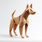 Luxurious Origami Dog: Precise Geometry And Unpolished Authenticity