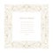 Luxurious ornamental design element. Lace decor for birthday and invitation.