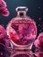 Luxurious Perfume Bottle in Exquisite Commercial Shot. Generative AI