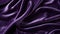 Luxurious purple satin or velvet fabric with smooth waves premium background