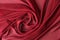 Luxurious red burgundy viscose or silk fabric