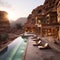 Luxurious residence in Petra, Jordan featuring a private pool.